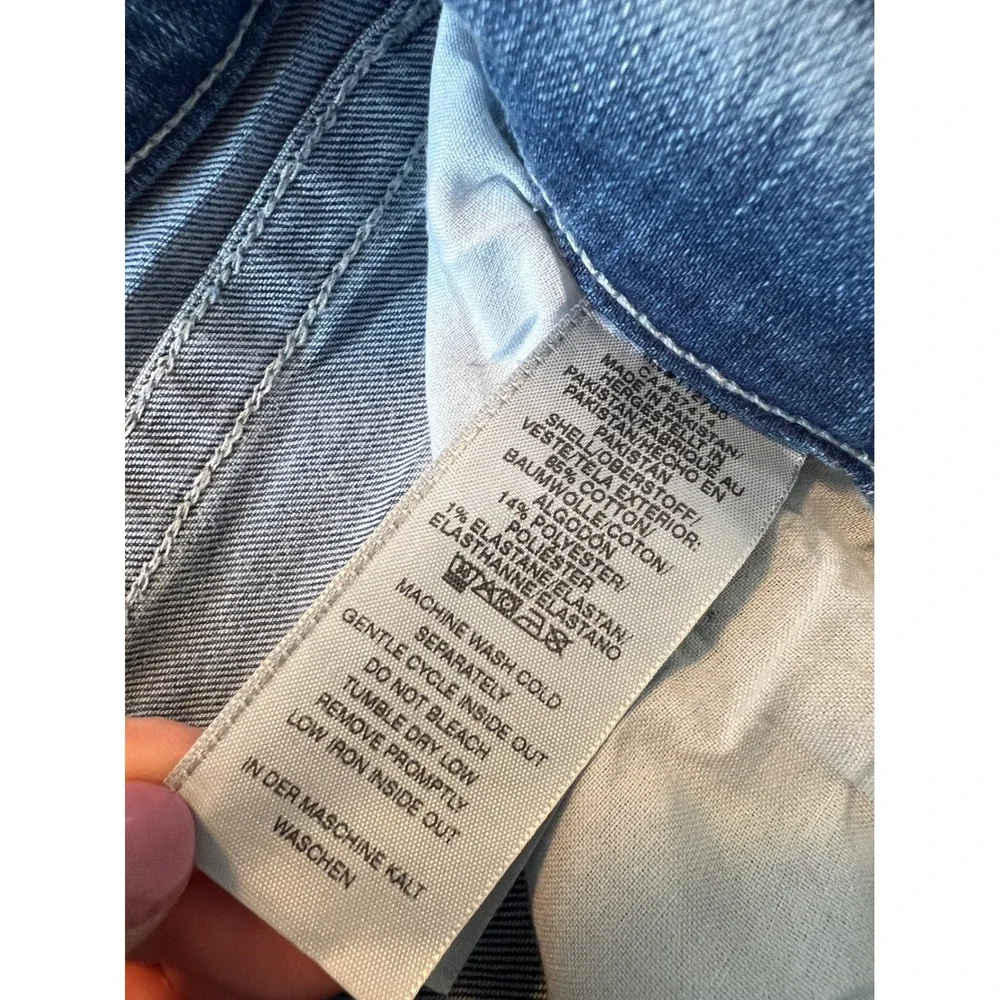 True Religion Ricky Relaxed Straight Jeans Mens 32 Blue Flap Pocket
